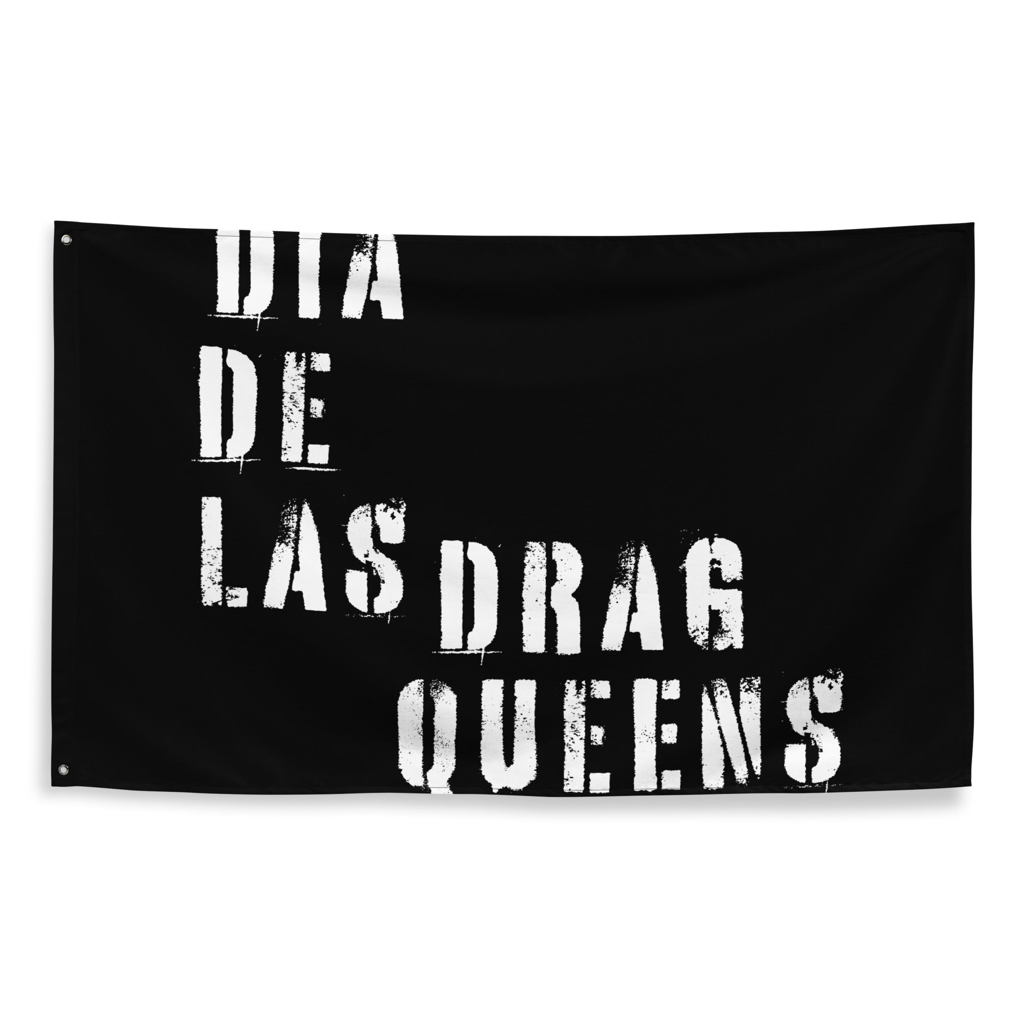Dia De Las Drag Queens Logo 02 Flag Black