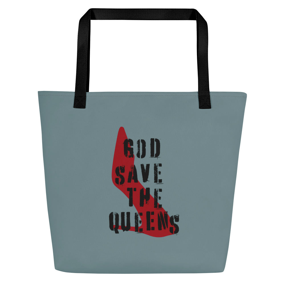 God Save the Queens royal merchandise bag - Gothic