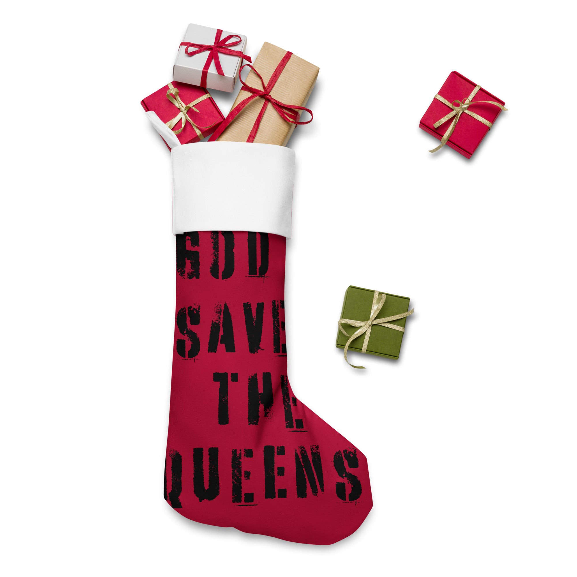 God Save the Queens Royal stocking design 02