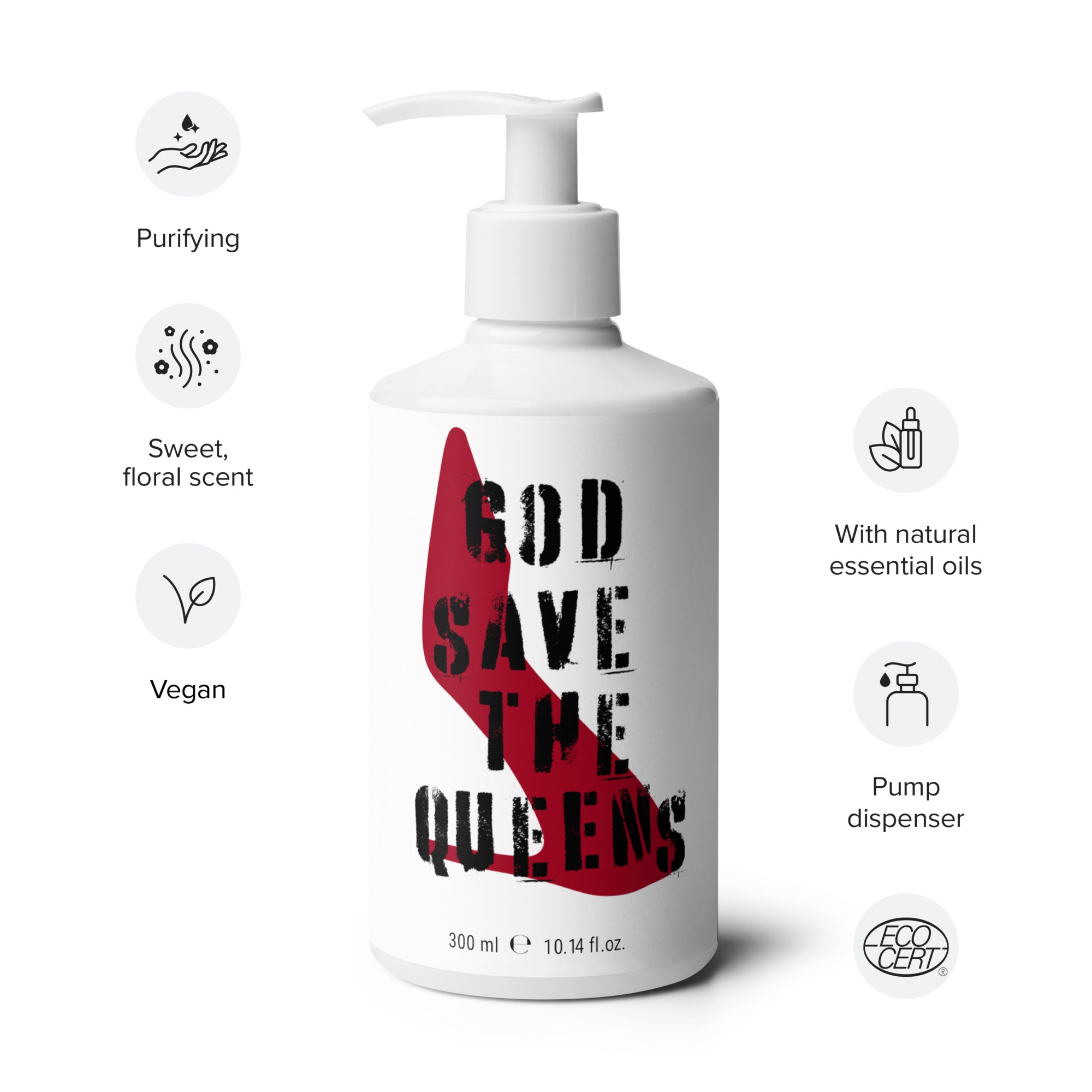 God Save The Queens Royal hand & body wash - Floral