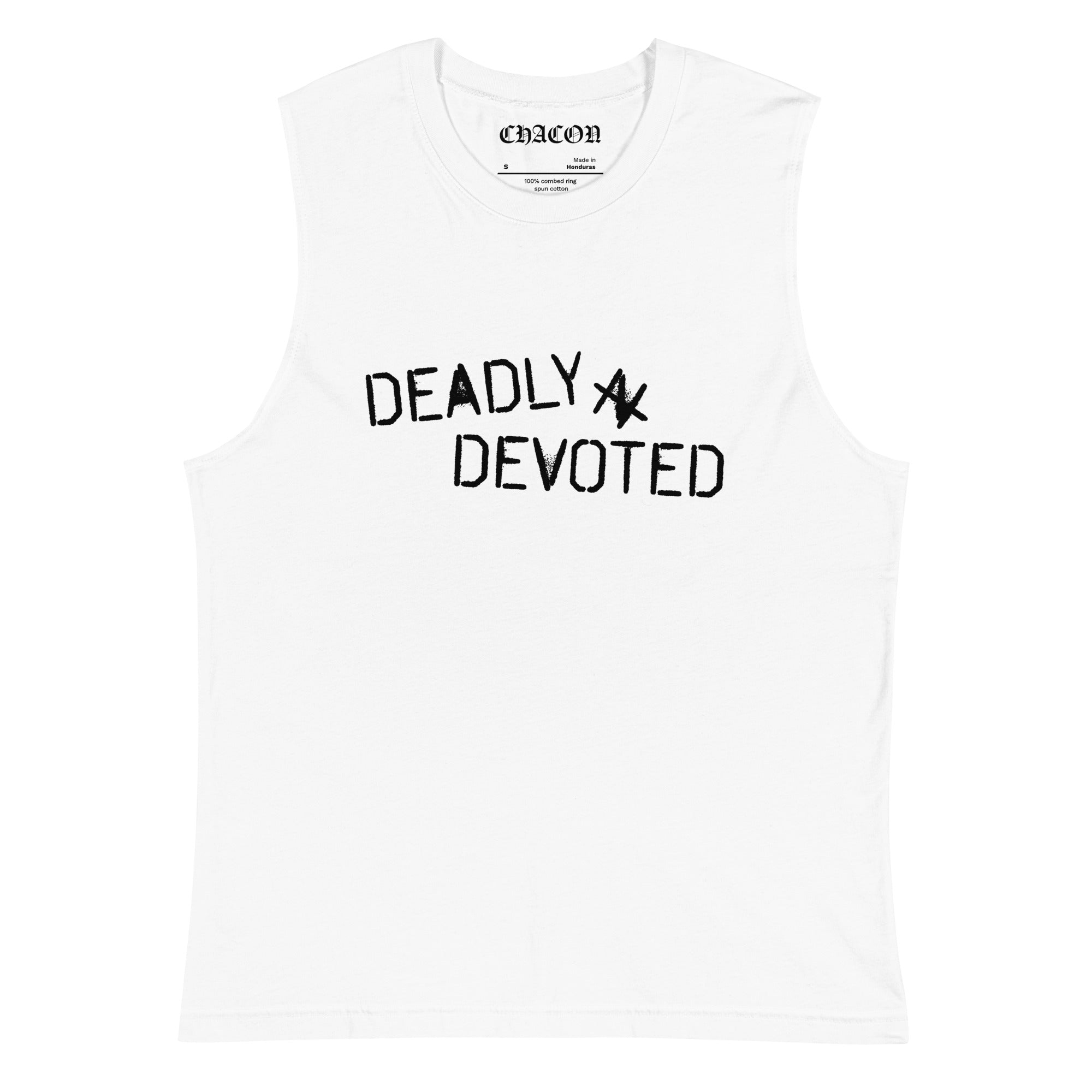 Deadly N Devoted Muscle Shirt Black Graphic