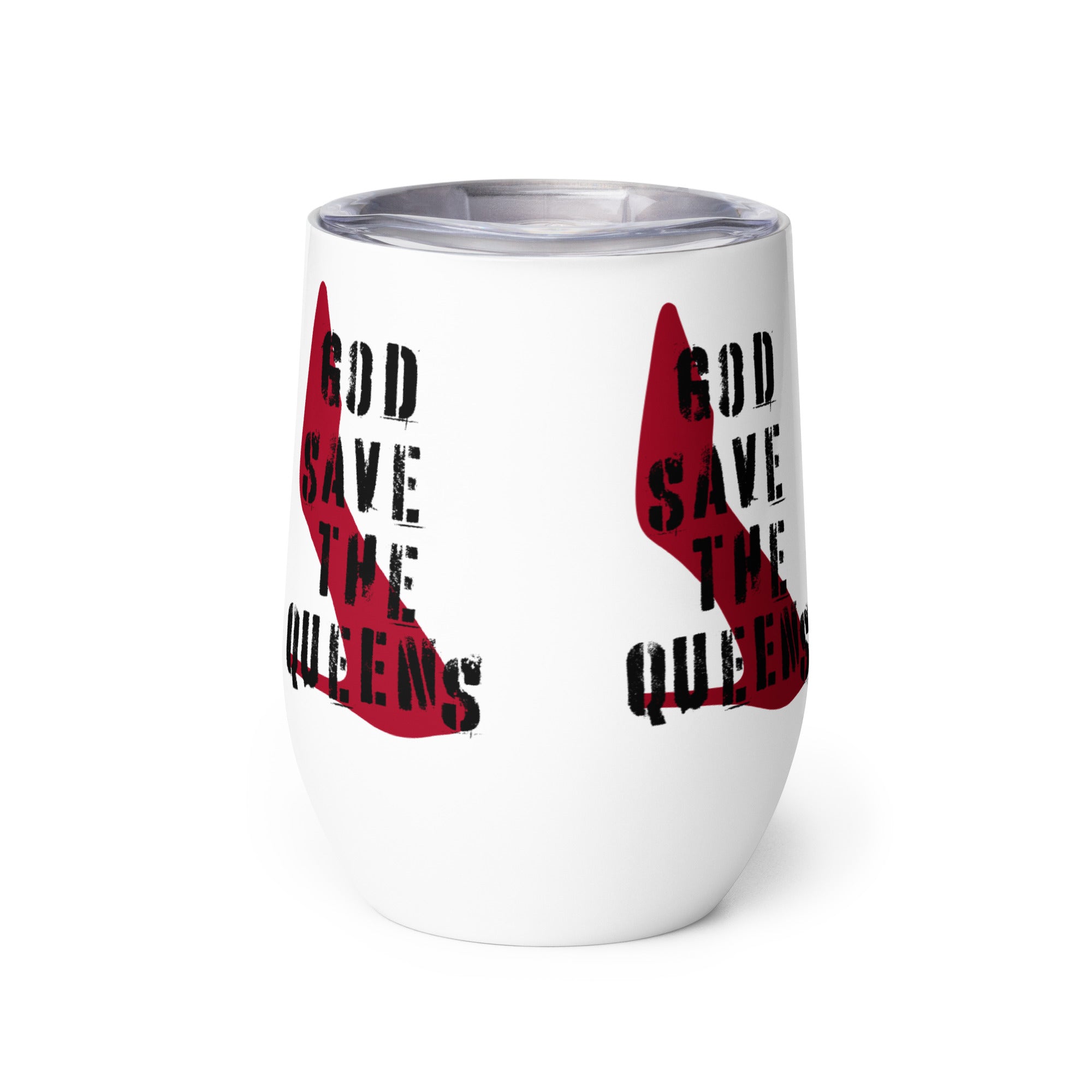 God Save the Queens Royal Wine tumbler