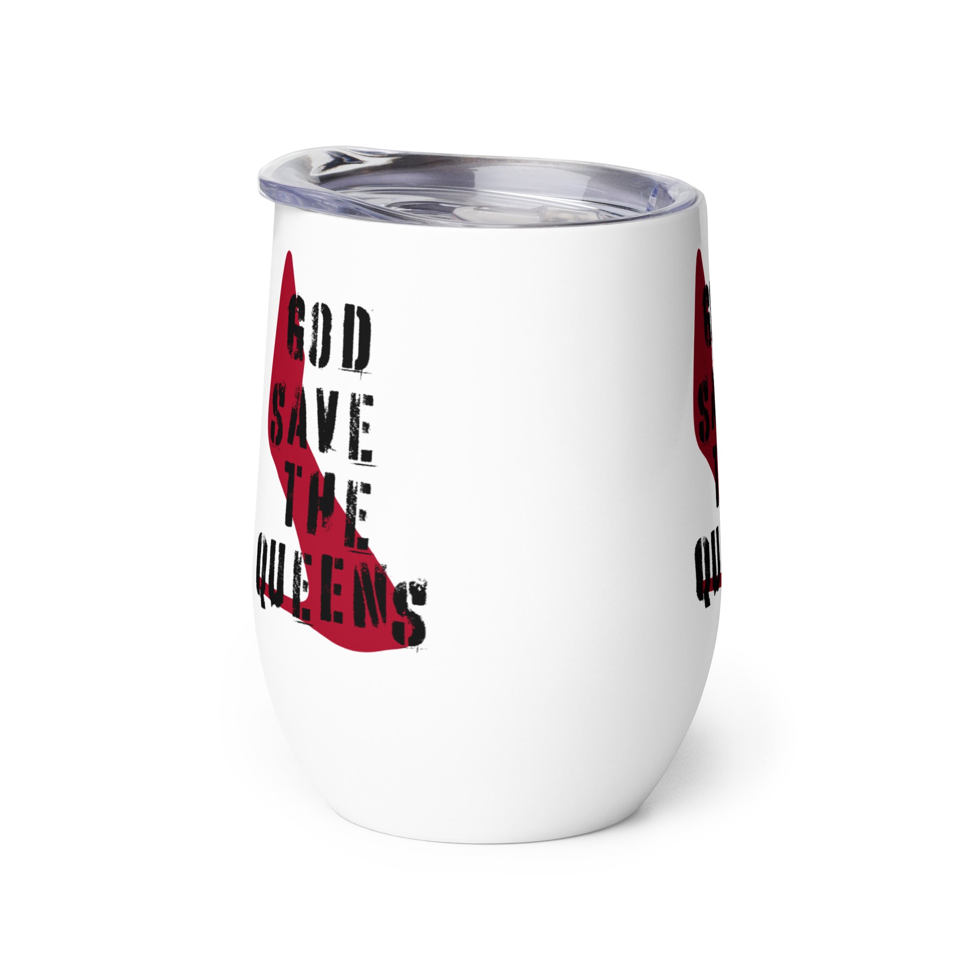 God Save the Queens Royal Wine tumbler