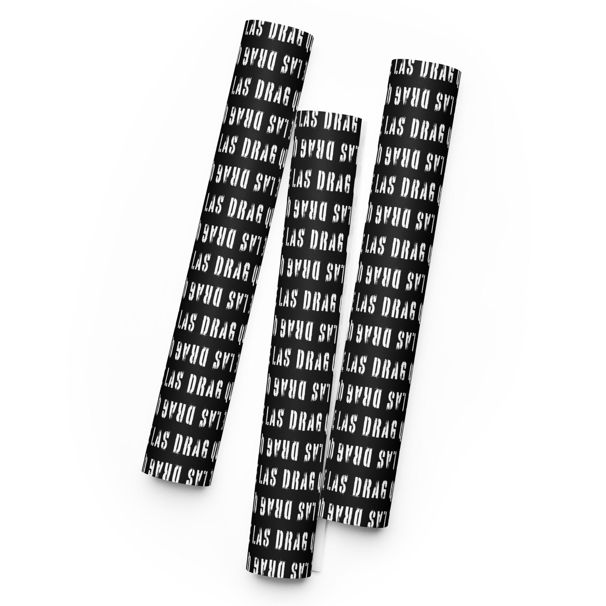 Dia de las Drag Queens Logo 01 Wrapping paper sheets - Black