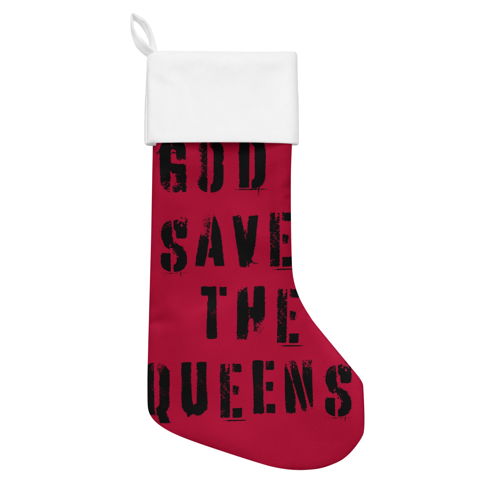 God Save the Queens Royal stocking design 02