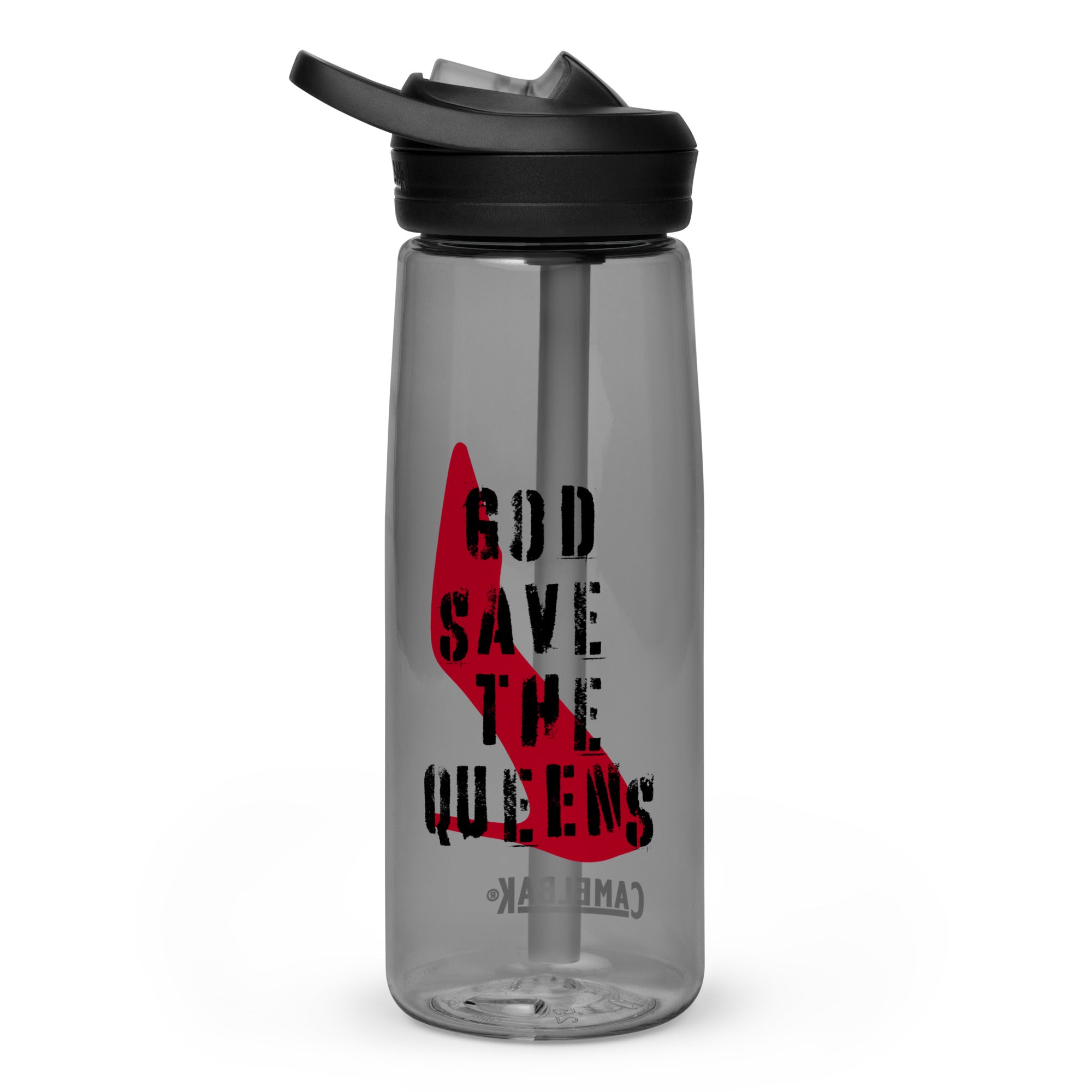 God Save the Queens Royal water bottle
